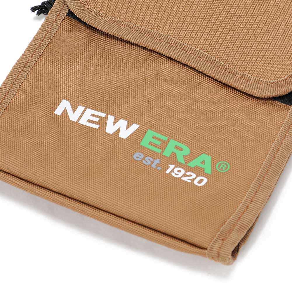 New Era Cordura Camel Suede Pouch Bag