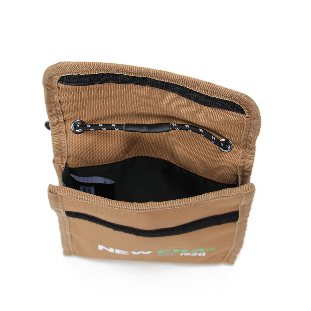 New Era Cordura Camel Suede Pouch Bag