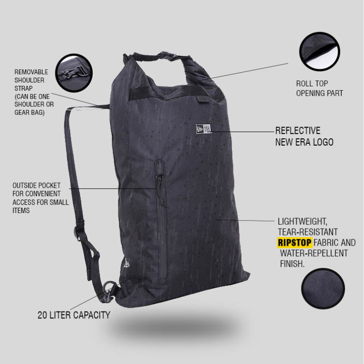 New Era Explorer Series 20L Water Resistant Red Day Sack Bag