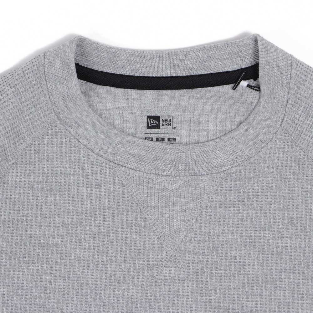 New Era Waffle Heather Grey Long Sleeve T-Shirt