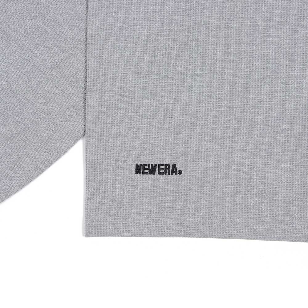 New Era Waffle Heather Grey Long Sleeve T-Shirt