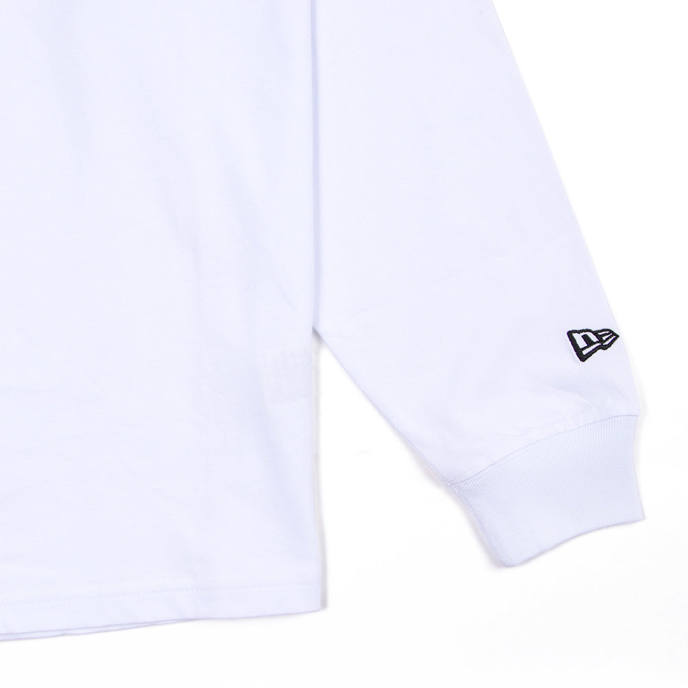 New Era 1920 White Oversized Long Sleeve T-Shirt