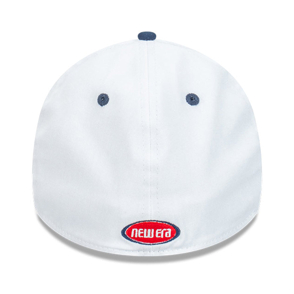 New Era Capsule Logo Optic White 39THIRTY Stretch Adjustable Cap