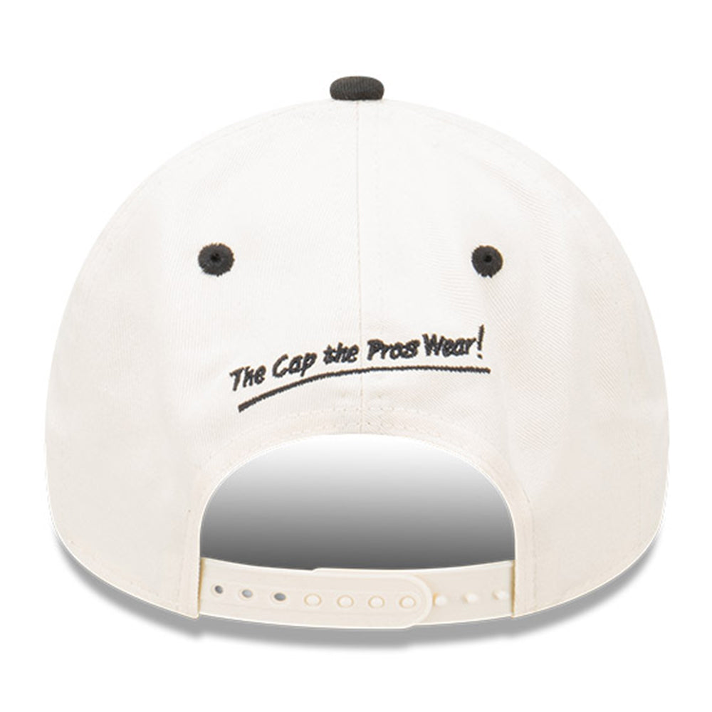 New Era Capsule Logo Chrome White 9FORTY A-Frame Snapback Cap