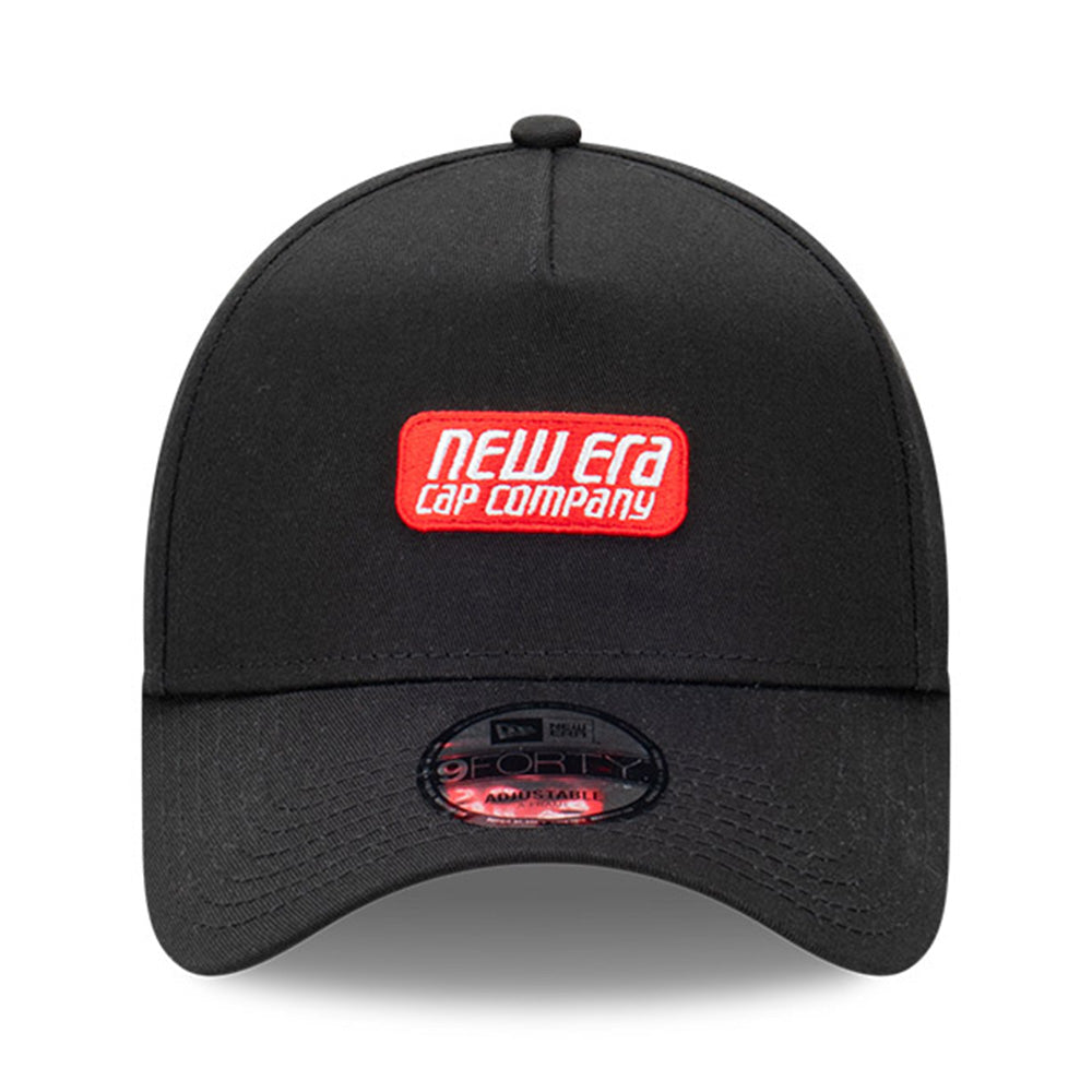 New Era Capsule Logo Black 9FORTY A-Frame Snapback Cap