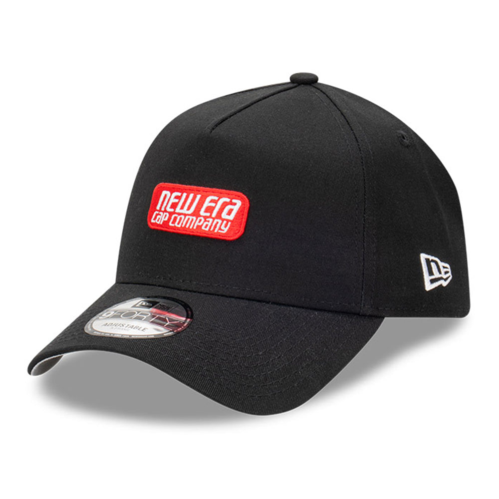 New Era Capsule Logo Black 9FORTY A-Frame Snapback Cap