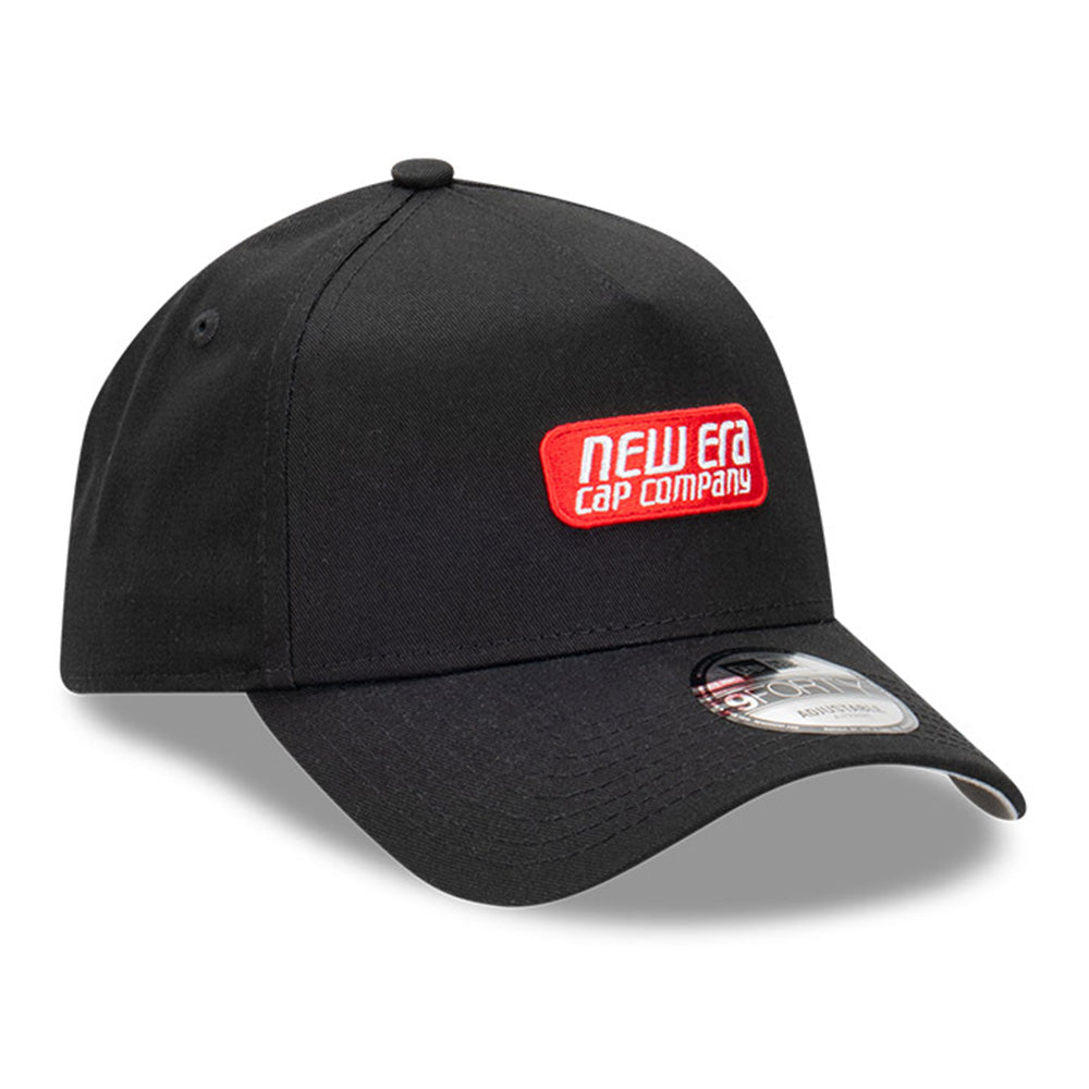 New Era Capsule Logo Black 9FORTY A-Frame Snapback Cap