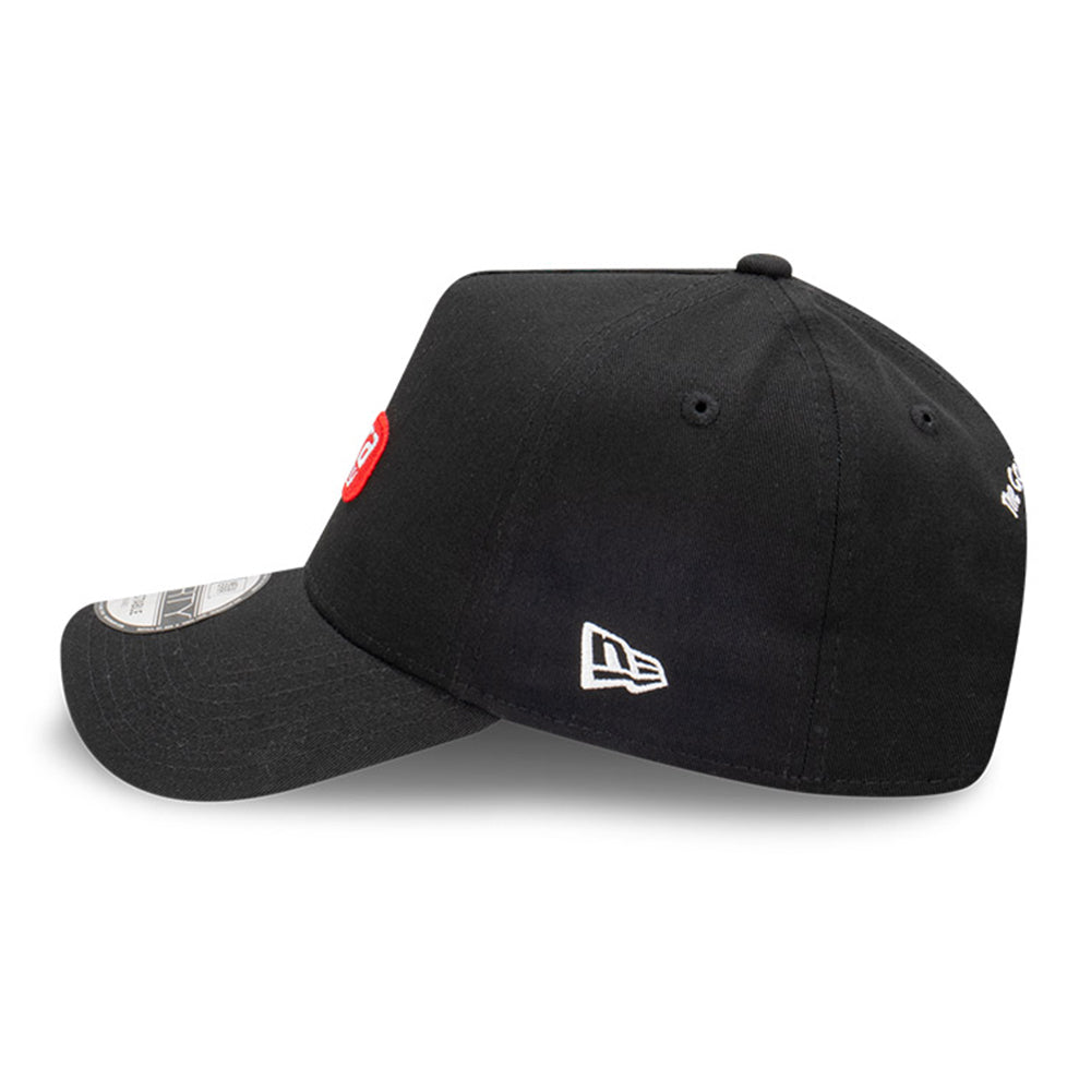 New Era Capsule Logo Black 9FORTY A-Frame Snapback Cap
