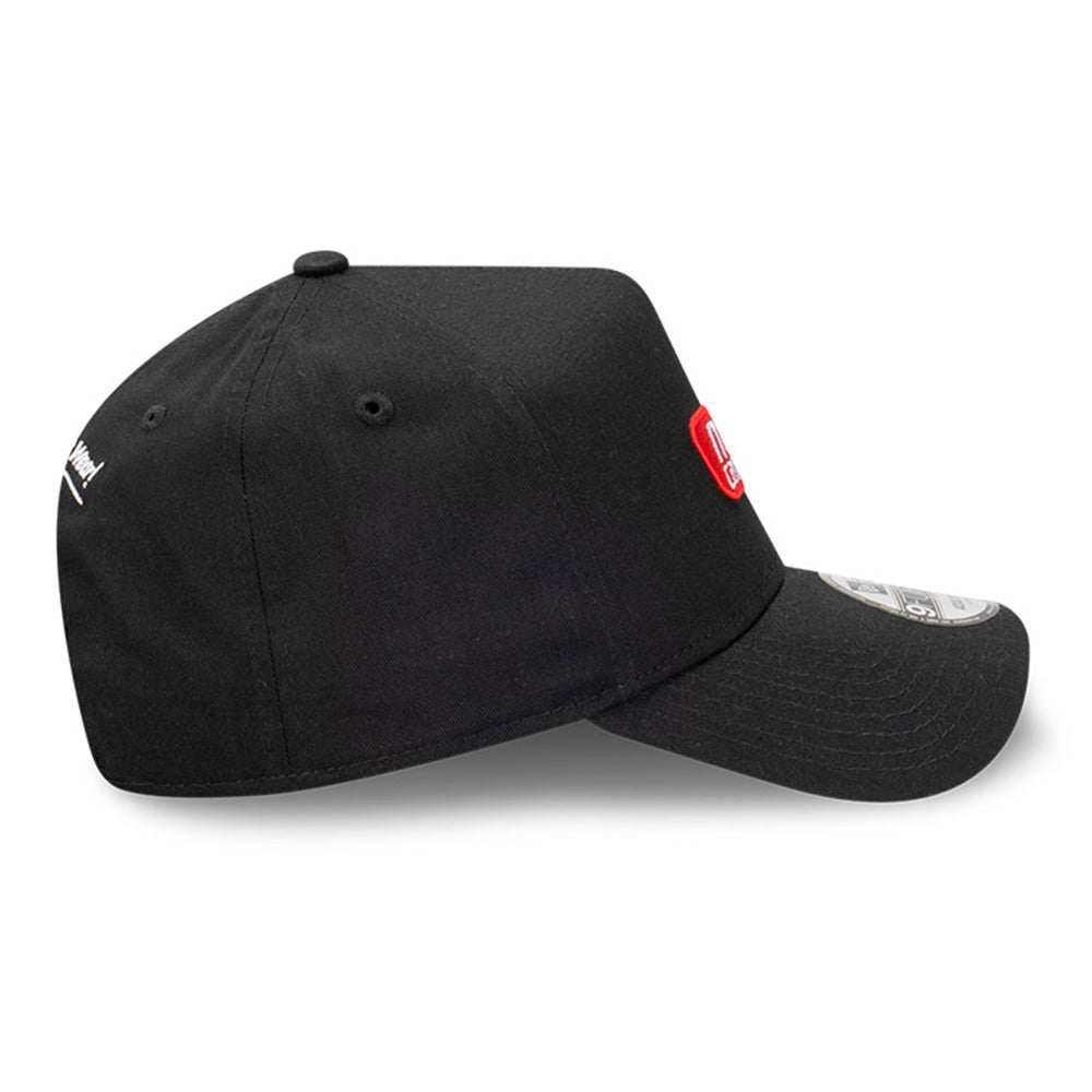 New Era Capsule Logo Black 9FORTY A-Frame Snapback Cap