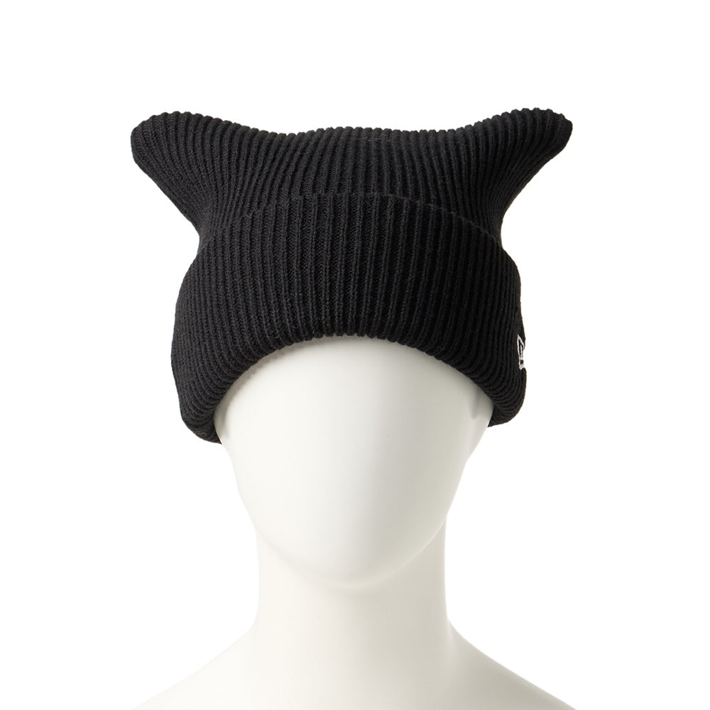 New Era Black Square Rib Knit Beanie