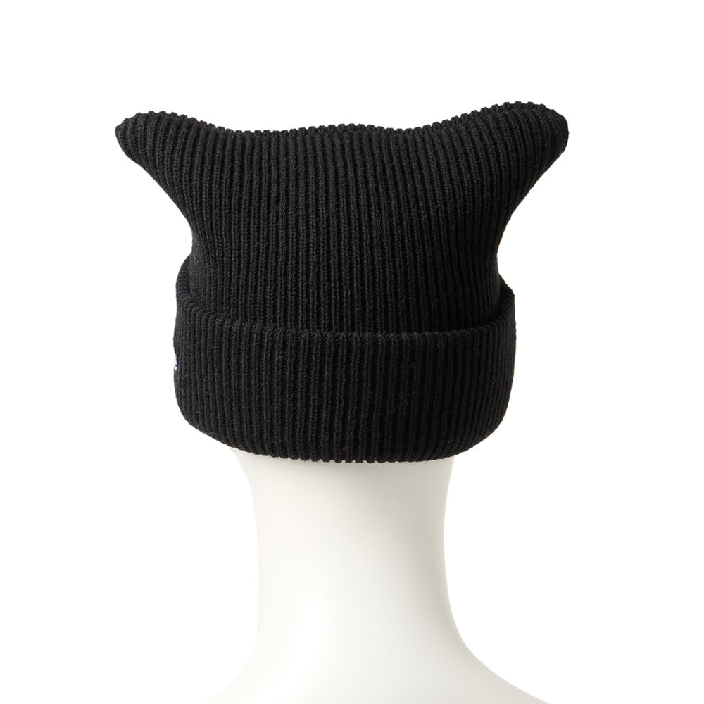 New Era Black Square Rib Knit Beanie