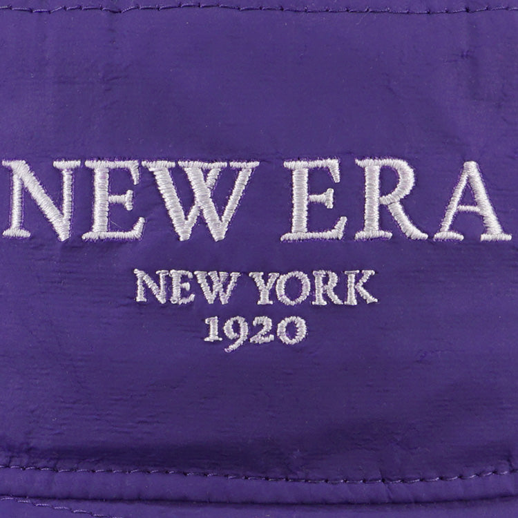 New Era Wordmark Color Reflective Purple Bucket Hat