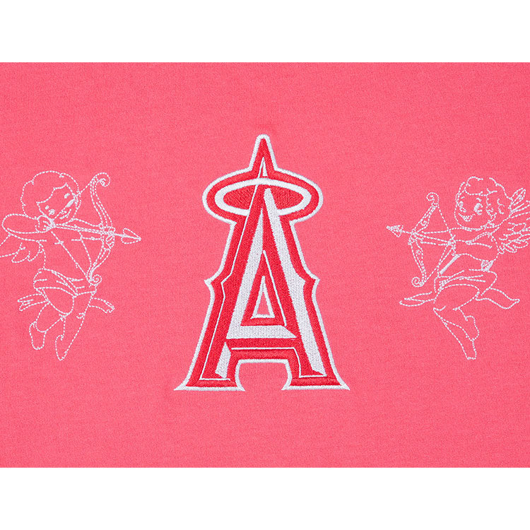 Los Angeles Angels MLB My Valentine Angeles Pink Short Sleeve T-Shirt