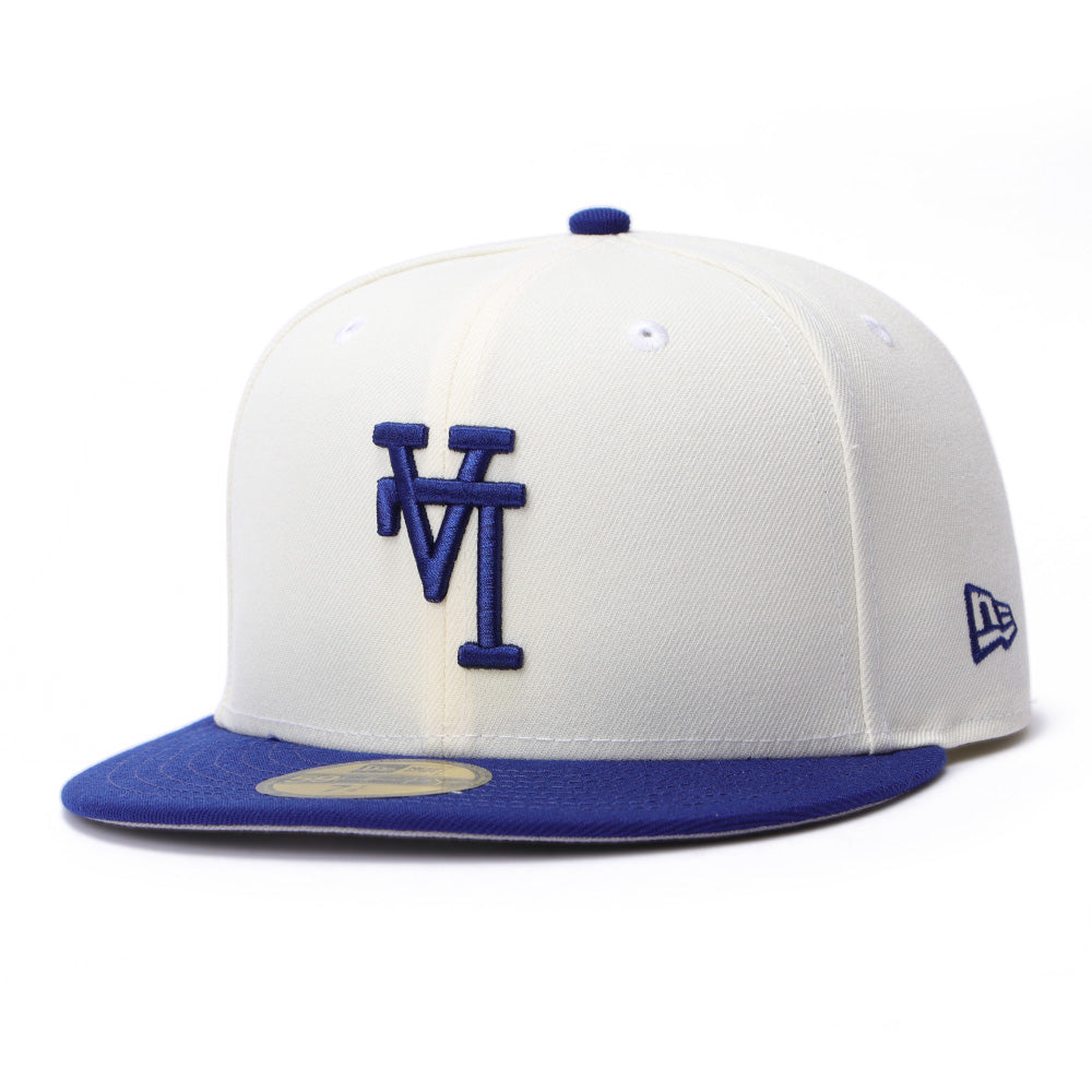 New Era Los Angeles Dodgers Upside Down Dark Royal 59FIFTY Fitted Cap