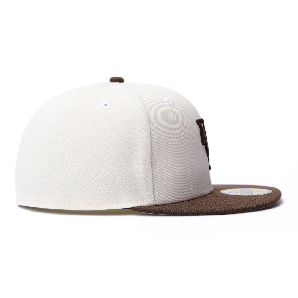 New Era Los Angeles Dodgers Upside Down Walnut 59FIFTY Fitted Cap