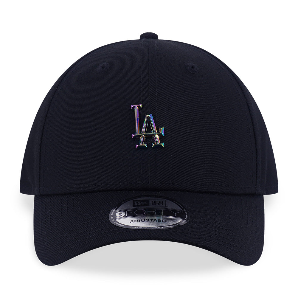 New Era Los Angeles Dodgers Metal Badge FW25 Black 9FORTY Adjustable Cap