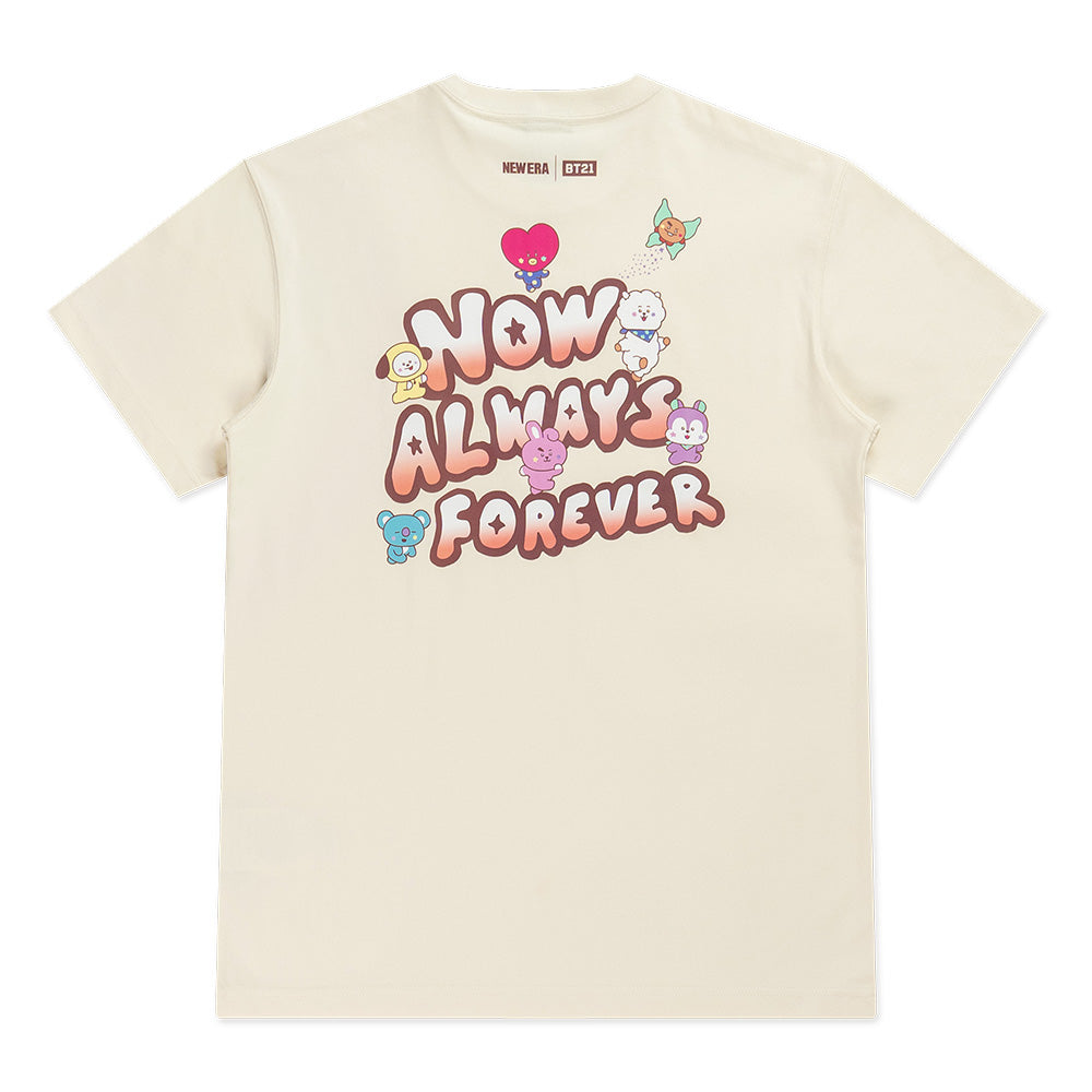 New Era x BT21 The Journey Chrome White COOLERA Short Sleeve T-Shirt