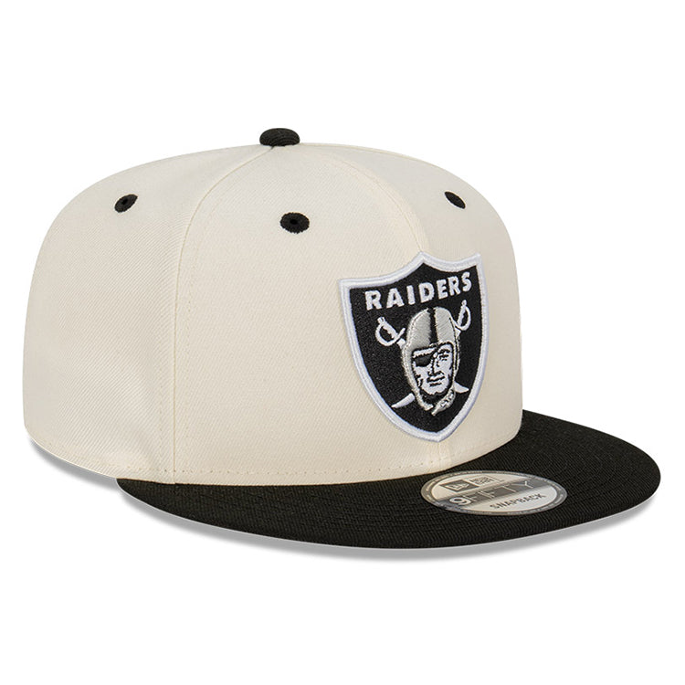 Las Vegas Raiders NFL Two Tone Chrome White 9FIFTY Adjustable Cap