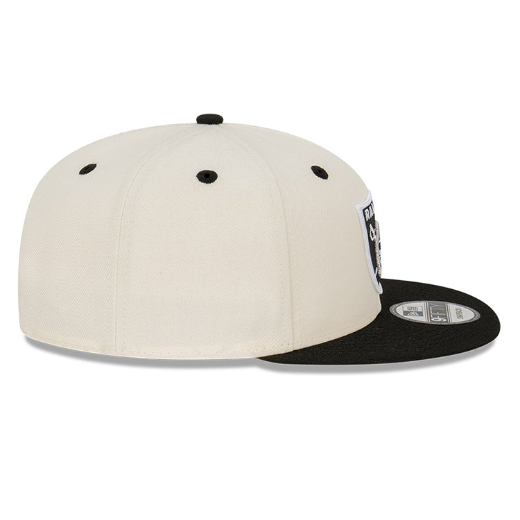 Las Vegas Raiders NFL Two Tone Chrome White 9FIFTY Adjustable Cap