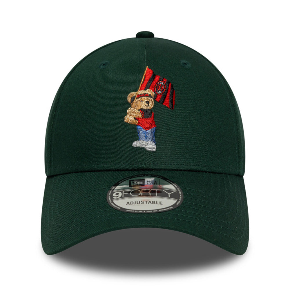New Era AC Milan Football Club Dark Green 9FORTY Adjustable Cap