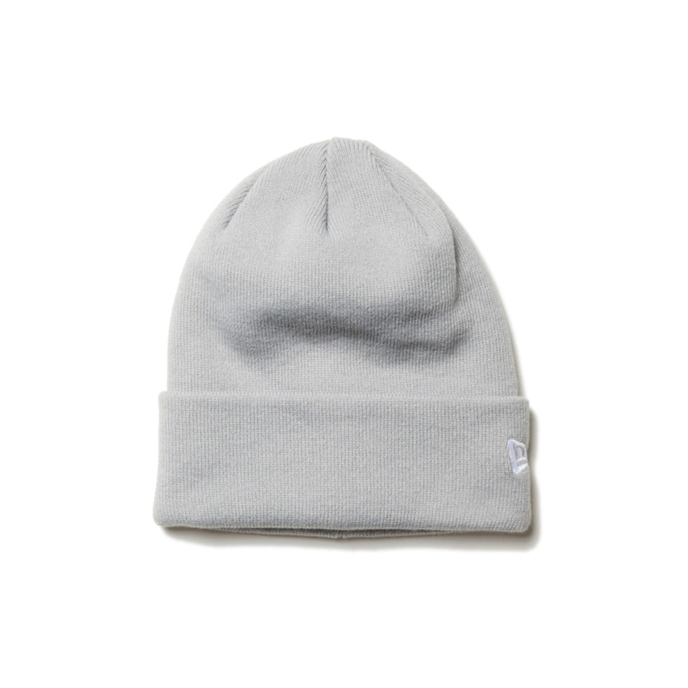 New Era Basic Grey Cuff Knit Beanie