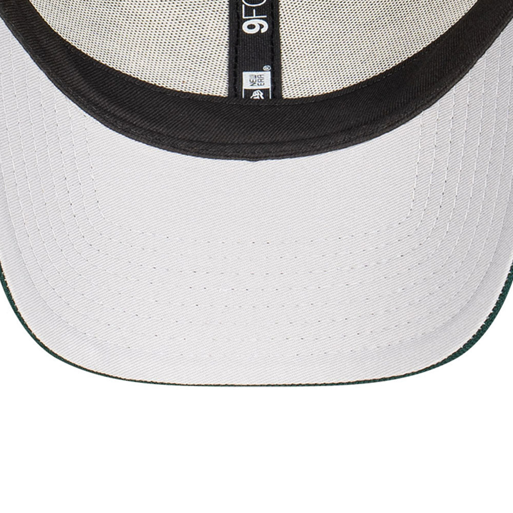 New Era Oakland Athletics Premium Felt Dark Green 9FORTY Adjustable Cap