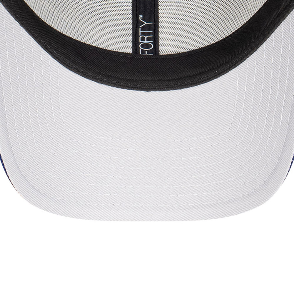 New Era Los Angeles Dodgers Premium Felt Dark Royal 9FORTY Adjustable Cap