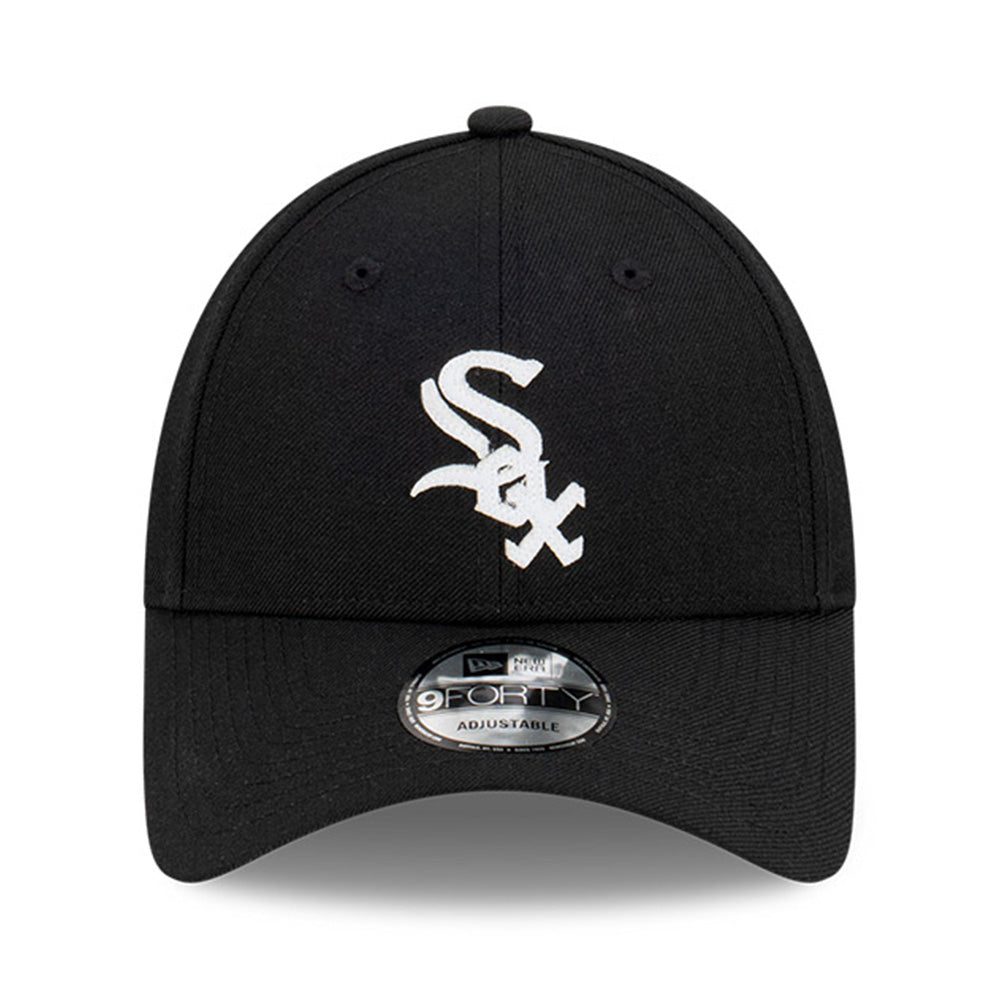 New Era Chicago White Sox Premium Felt Black 9FORTY Adjustable Cap