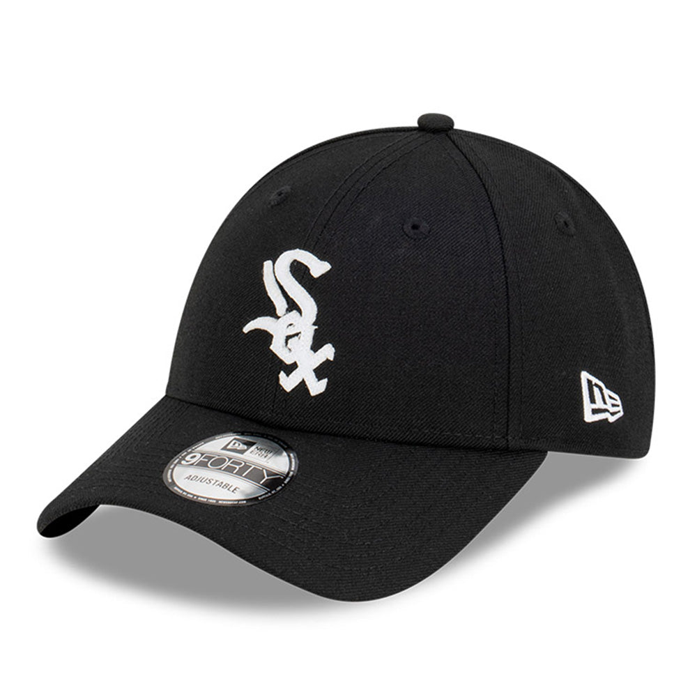 New Era Chicago White Sox Premium Felt Black 9FORTY Adjustable Cap