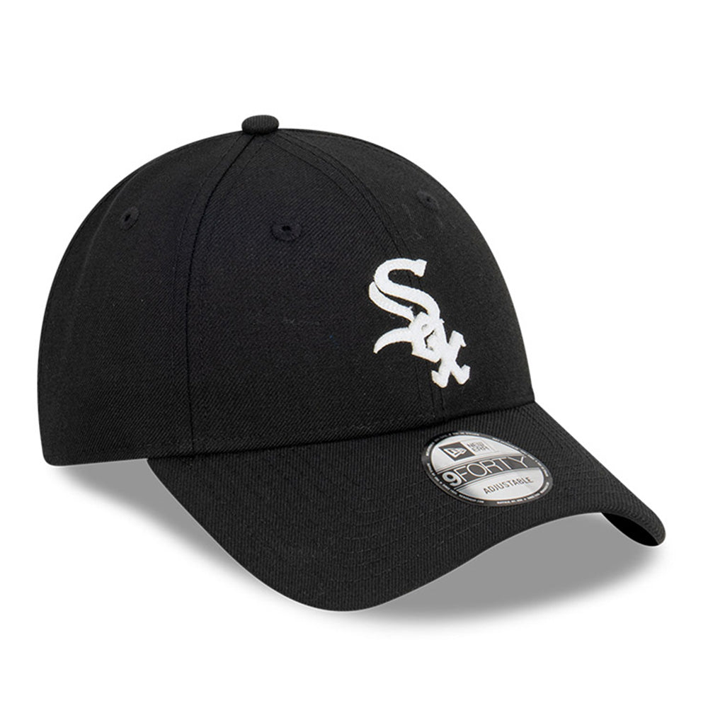 New Era Chicago White Sox Premium Felt Black 9FORTY Adjustable Cap
