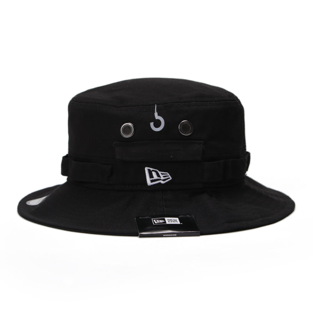 New Era Plain Black Adventure Bucket Hat