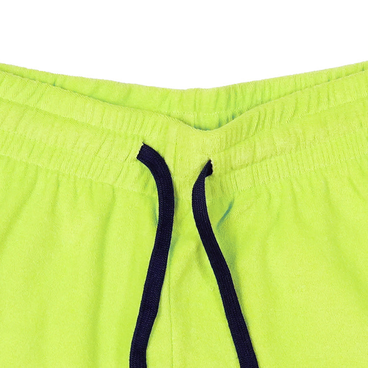 New Era Sports Club Tennis Cyber Green Terry Cloth Shorts