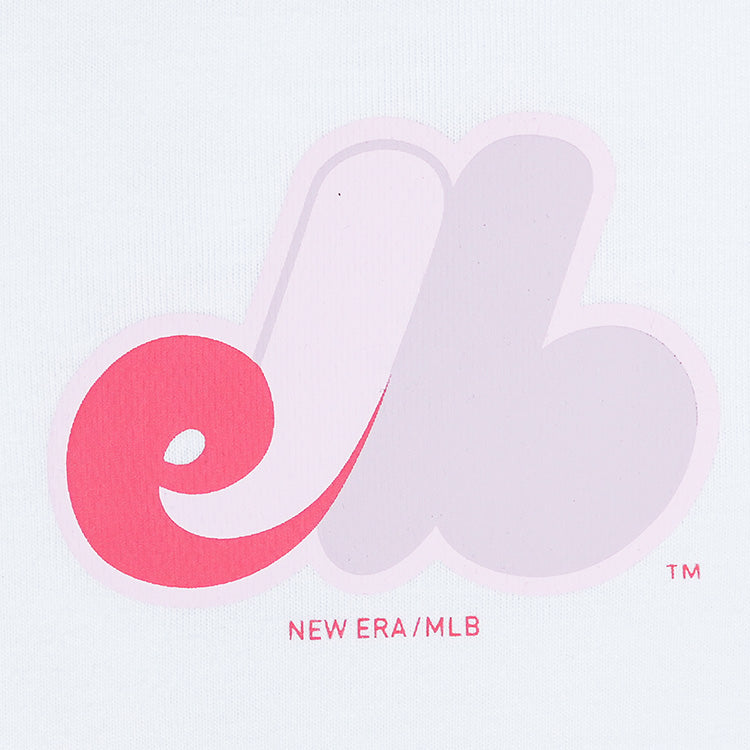 Montreal Expos MLB Sakura White COOLERA Short Sleeve T-Shirt