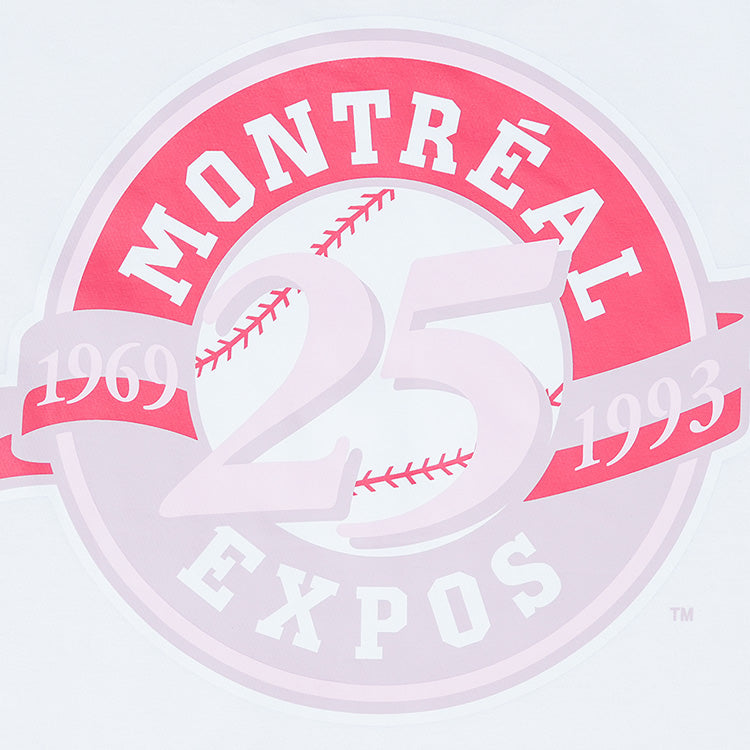 Montreal Expos MLB Sakura White COOLERA Short Sleeve T-Shirt