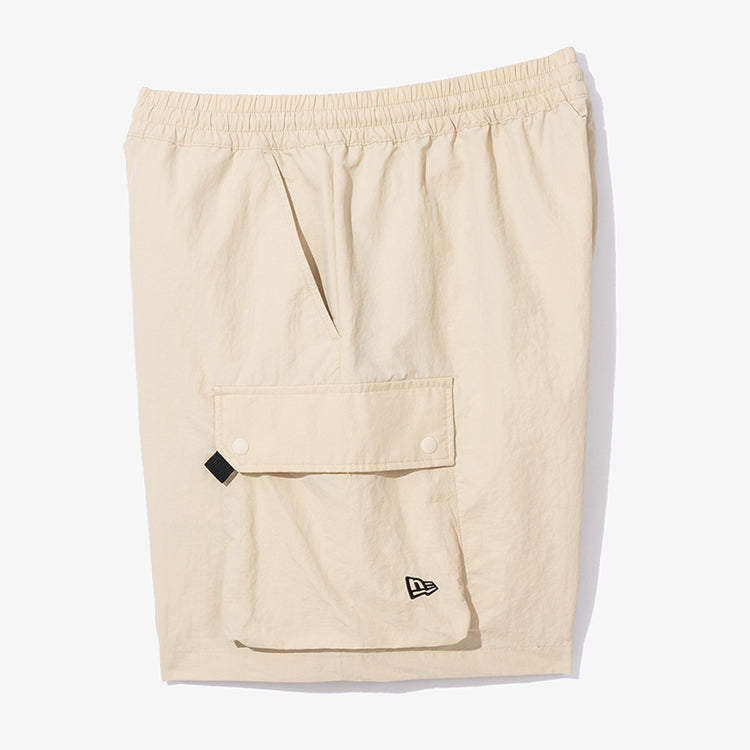 New Era Outdoor Beige Woven Pocket Shorts