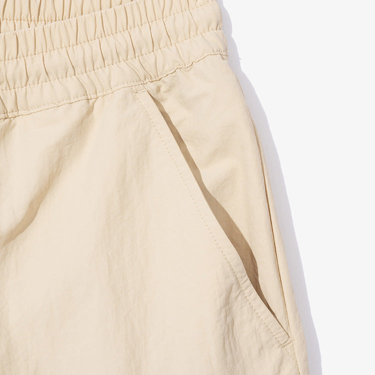 New Era Outdoor Beige Woven Pocket Shorts