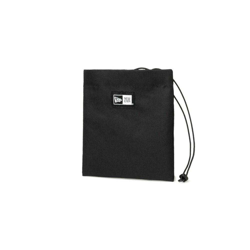 New Era Box Logo Flat Neck Black Pouch