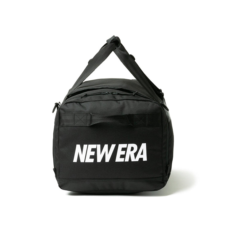 New Era Wordmark Black White Club Duffle Bag