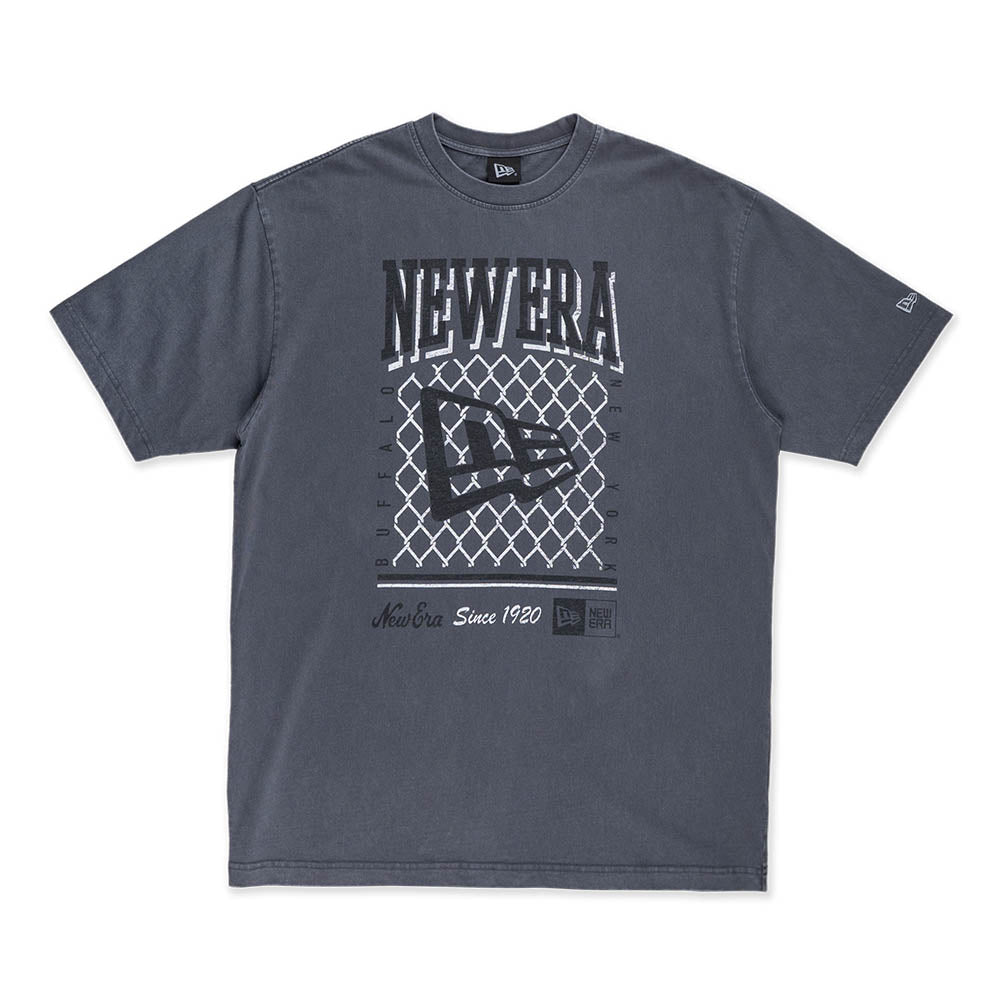 New Era Old School Sport AP Graphite Oversized Short Sleeve T-Shirt