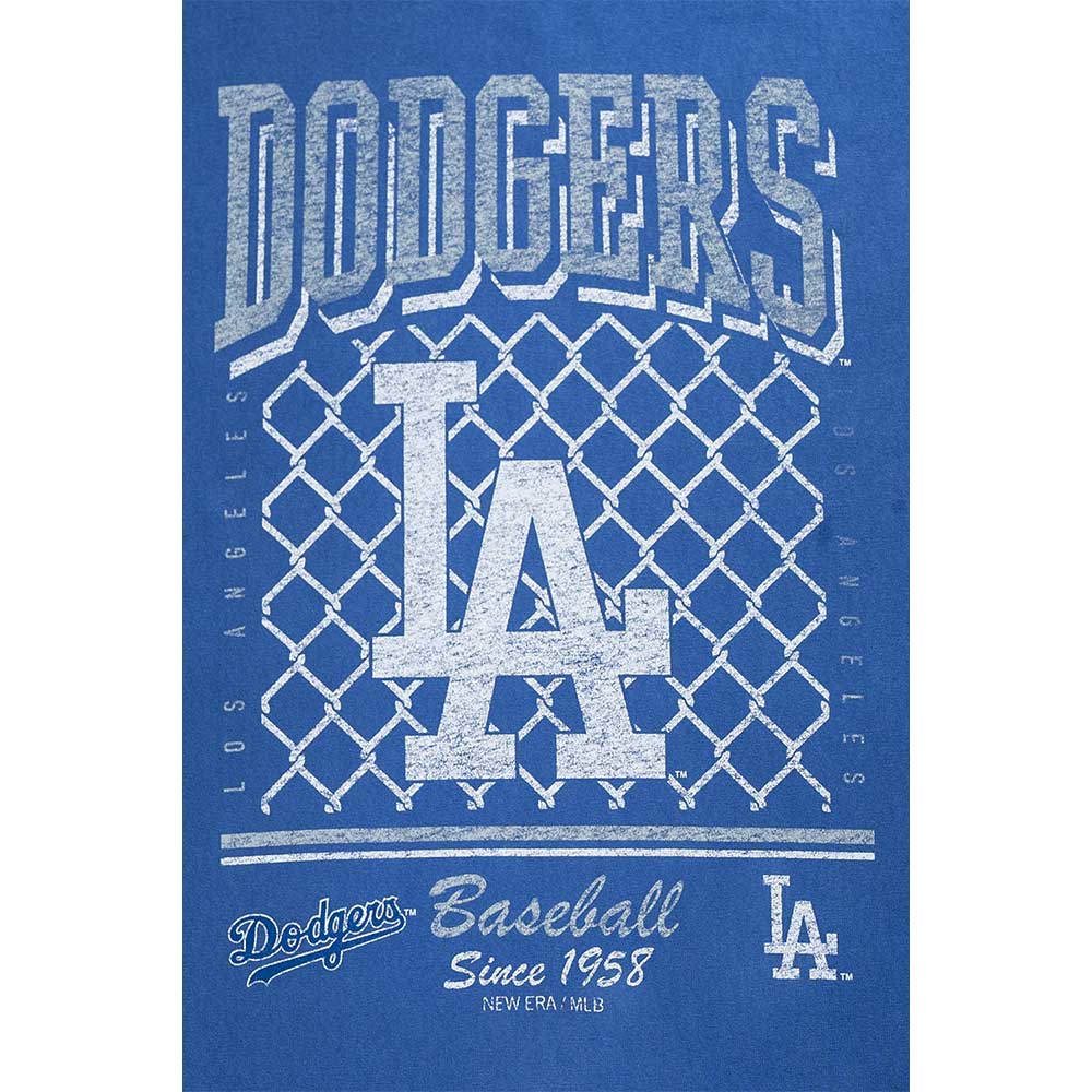 Los Angeles Dodgers MLB Old School Sport AP Light Royal Oversized Short Sleeve T-Shirt