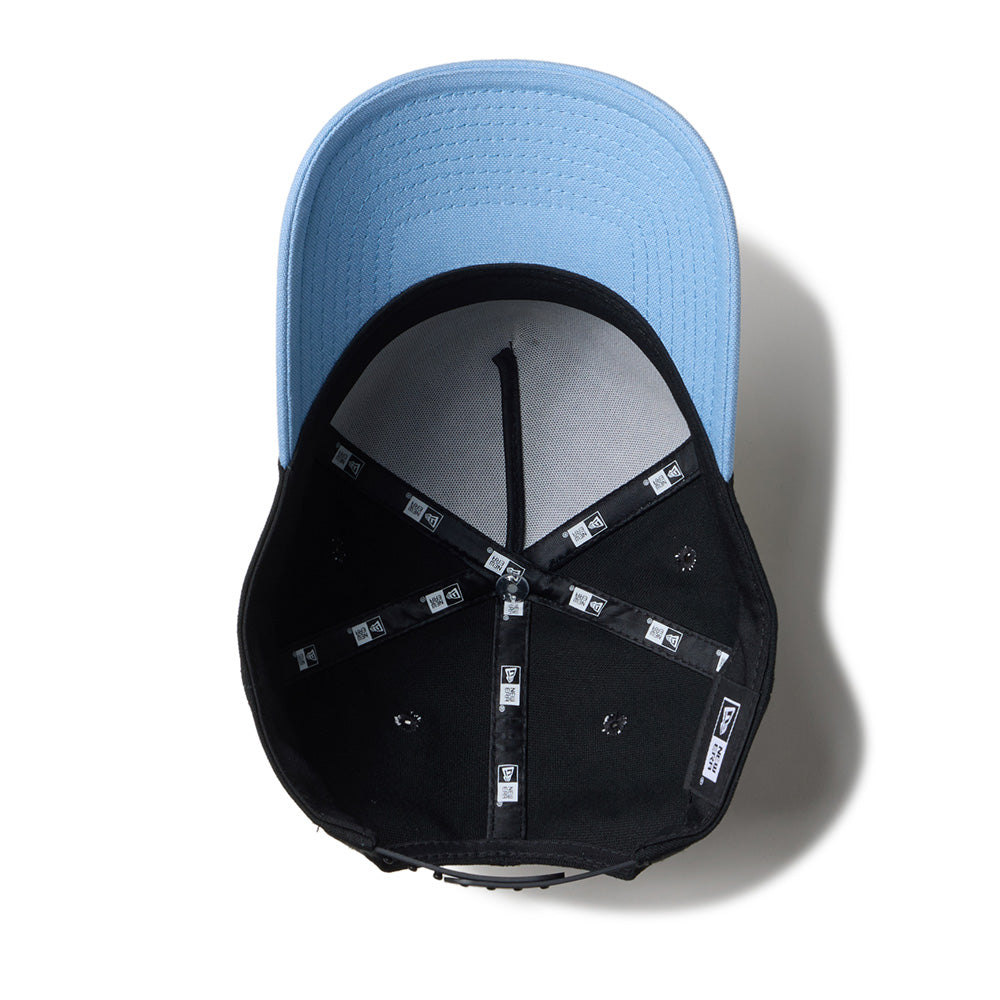New Era Golf Wordmark Duck Canvas Black 9FORTY A-Frame Snapback Cap