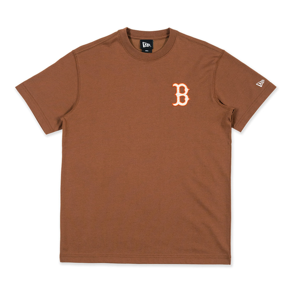 New Era Boston Red Sox MLB 5950 Pack Smoky Sizzle Toffee COOLERA Short Sleeve T-Shirt
