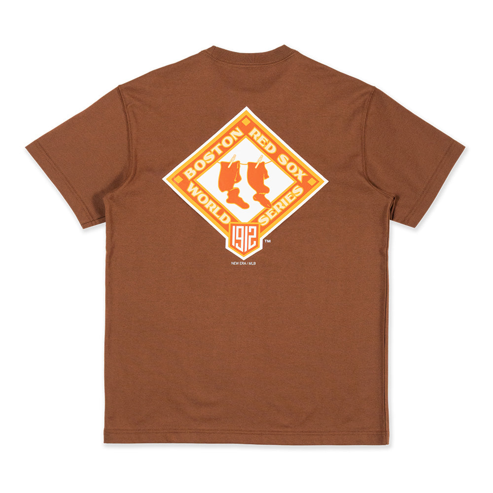 New Era Boston Red Sox MLB 5950 Pack Smoky Sizzle Toffee COOLERA Short Sleeve T-Shirt