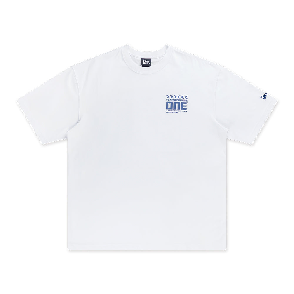 New Era x Transformers One Optimus Prime White Oversized COOLERA Short Sleeve T-Shirt