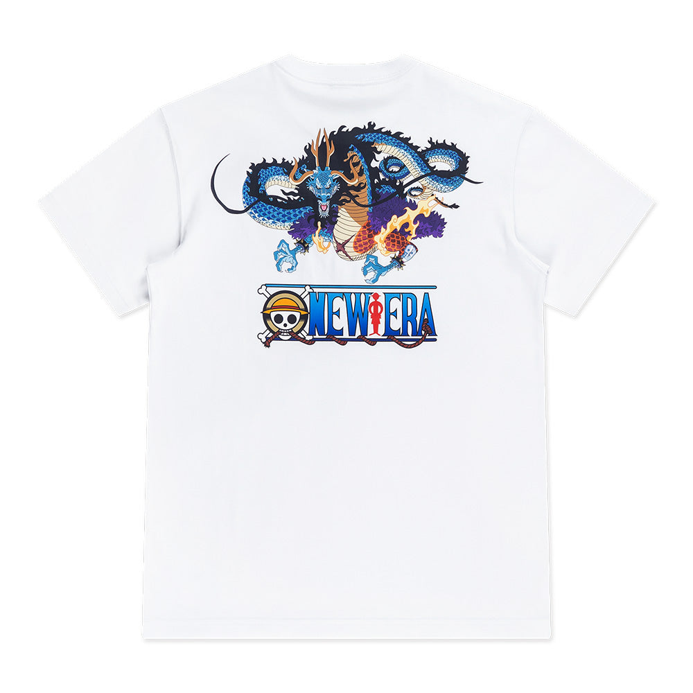 New Era x One Piece Gear 5 The Fish Fish Fruit White COOLERA Short Sleeve T-Shirt