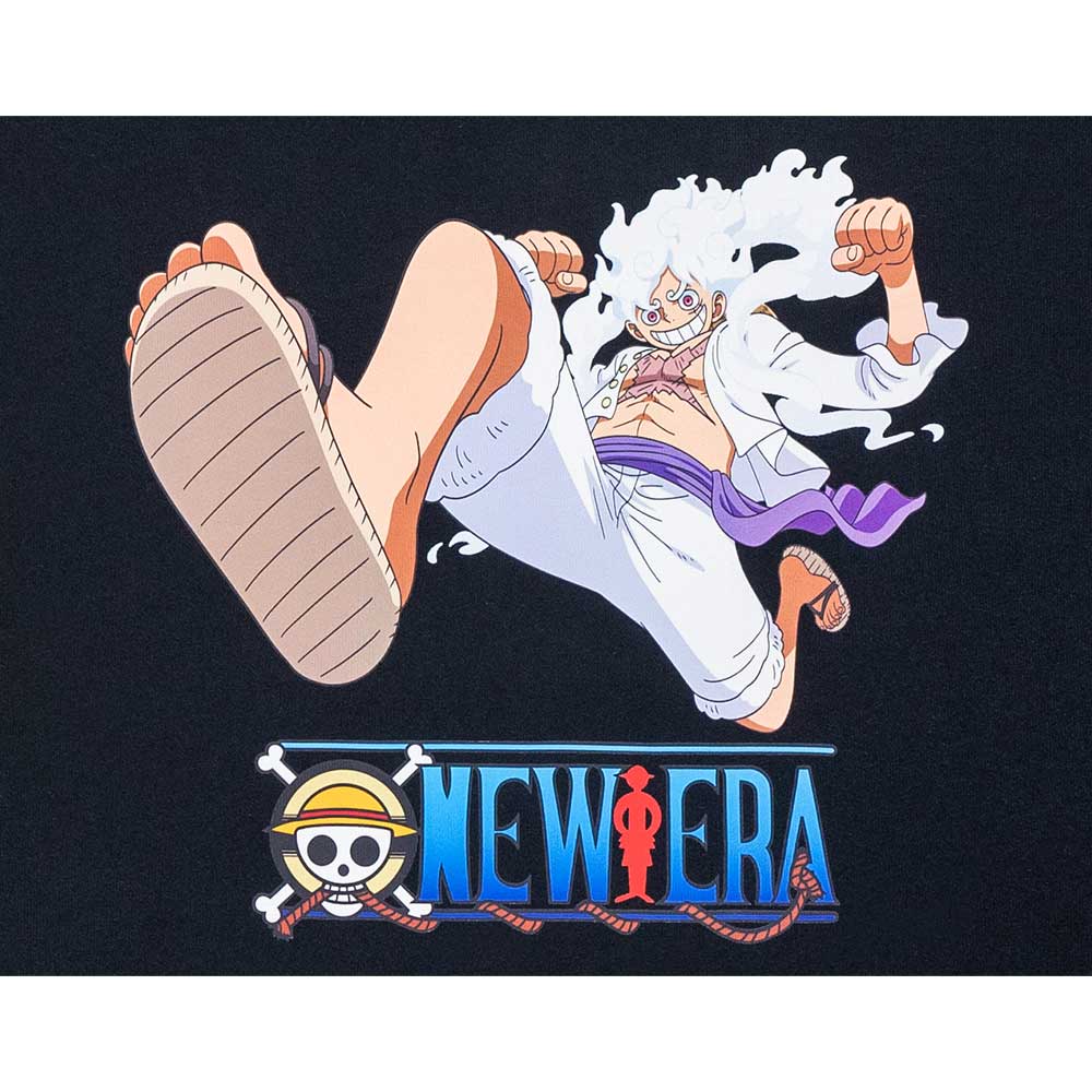 New Era x One Piece Gear 5 Luffy Gear 5 Black Oversized Short Sleeve T-Shirt