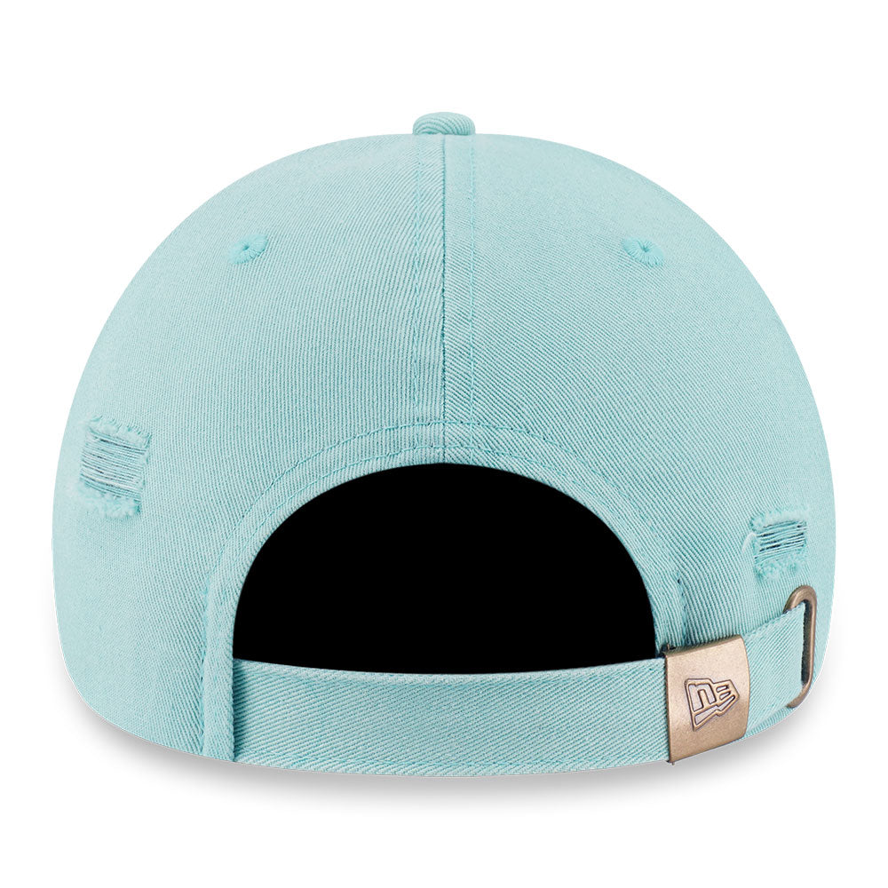 New Era Logo Washed Arctic Teal 9FORTY Unstructured Adjustable Cap