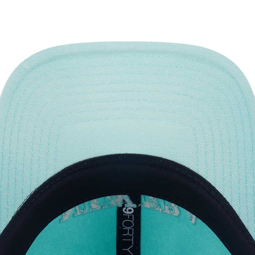 New Era Logo Washed Arctic Teal 9FORTY Unstructured Adjustable Cap