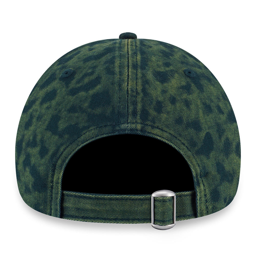 New Era Boston Celtics NBA Hand Brush Wash Dark Green 9FORTY Unstructured Adjustable Cap