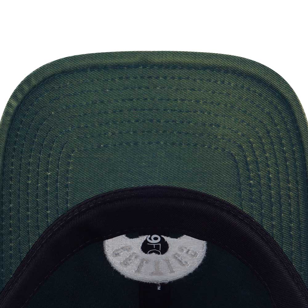 New Era Boston Celtics NBA Hand Brush Wash Dark Green 9FORTY Unstructured Adjustable Cap
